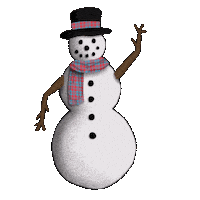 Frosty The Snowman Christmas Sticker by AlwaysBeColoring