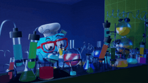TheBlahs giphygifmaker science banana cool school GIF