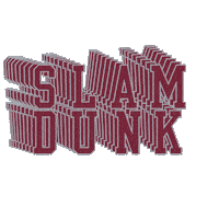 Slam Dunk Go Broncos Sticker by Santa Clara Broncos
