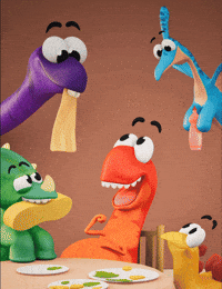 Helping Good Vibes GIF by Claynosaurz