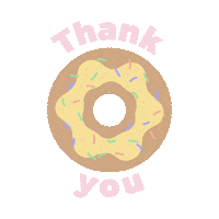 Thanks Thank You Sticker by Lollipopbabycamera