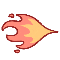 Breathing Fire Sticker by Dream Hugo
