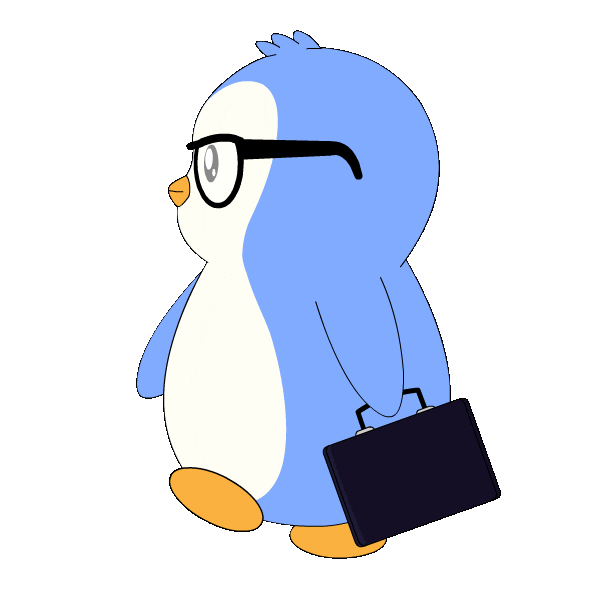 Coming On My Way Sticker by Pudgy Penguins