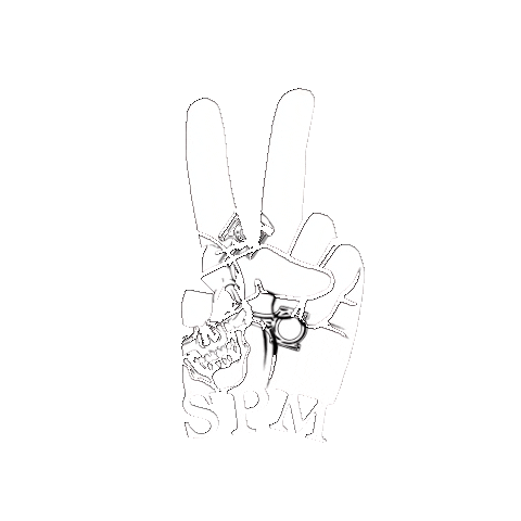 Spartmotard giphyupload v motorcycle biker Sticker