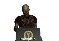 Living Dead Mic Drop Sticker by Morphin