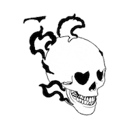 rock skull Sticker by Sony Music Colombia