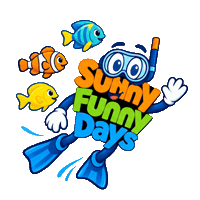 Fish 泳ぐ Sticker by Sunny Funny Days