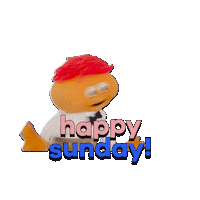 Happy Sunday Weekend Sticker by Gerbert!