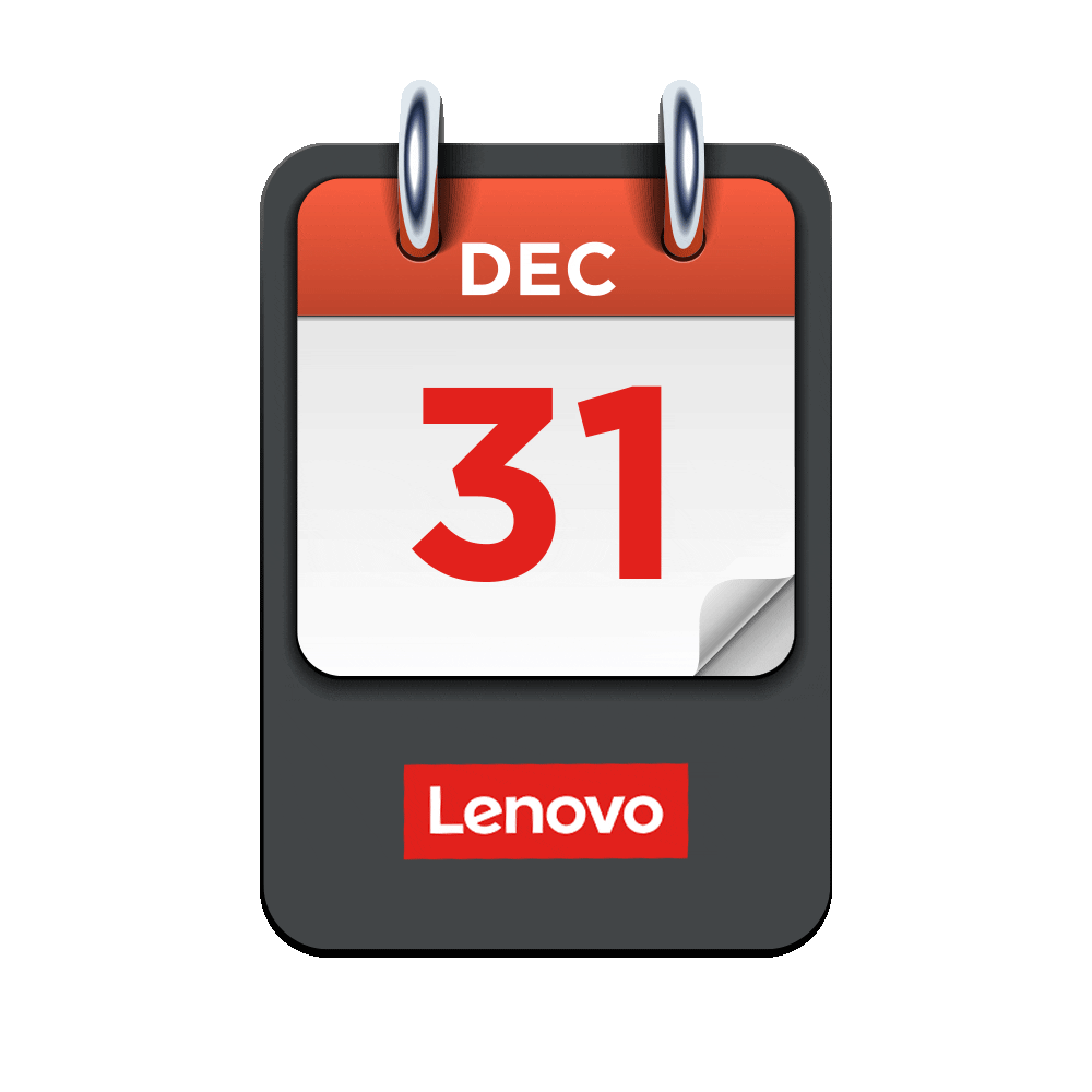 New Year Calendar Sticker by Lenovo Indonesia