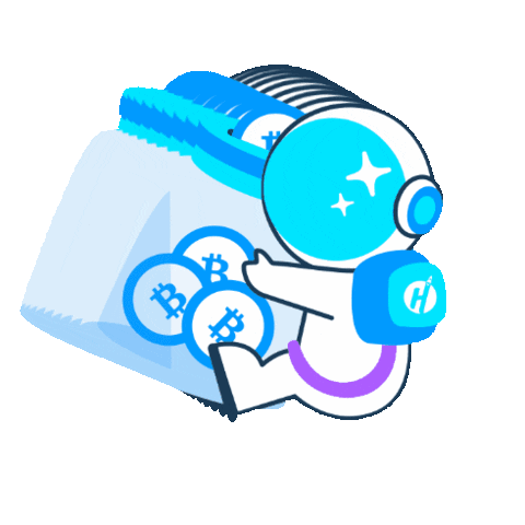 Crypto Saving Sticker by Hodlnaut