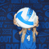 Ncaa Volleyball Go Cougs GIF by BYU Cougars