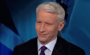 Anderson Cooper Weird Faces GIF