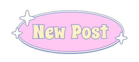 New Post Pastel Colors Sticker