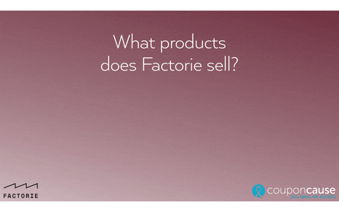 Faq Factorie GIF by Coupon Cause