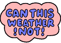 Weather Sticker by Poppy Deyes