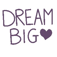 Heart Dream Big Sticker