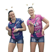 OUDEGEM reaction sport party volleyball Sticker