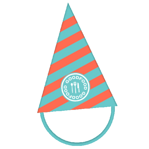 Birthday Hat Sticker by goodfoodca