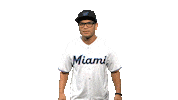 fun baseball Sticker by Miami Marlins