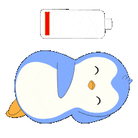 Tired Good Night Sticker by Pudgy Penguins