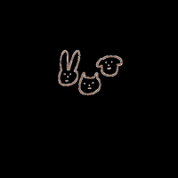 kikuchimisaki かわいい ねこ うさぎ はーと GIF