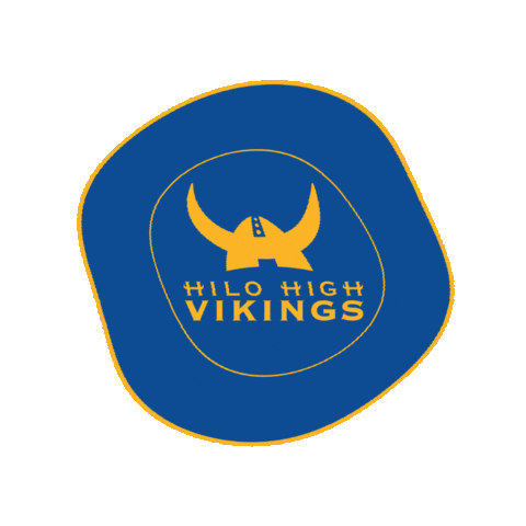 hilohighschool vikings hilo goviks bluegold Sticker