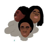 Black Power Rain Sticker by Ninja Tune