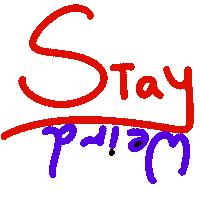 Text Be You Sticker
