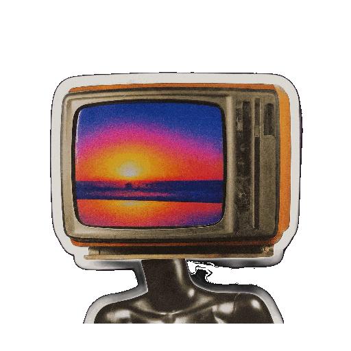 Glitch Mood Sticker