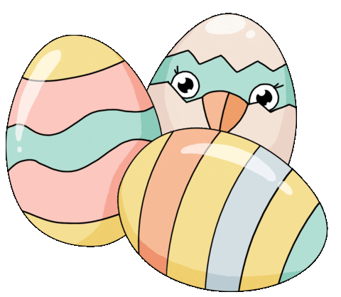 Easter Eggs Sticker by Studio Neuhaus