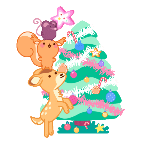 Feliz Navidad Christmas Sticker by Molang