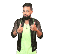 two thumbs up Sticker by Henry Santos