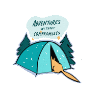 Skiing Climbing Sticker by Basecamp Shop