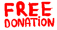 Standup Donation Sticker