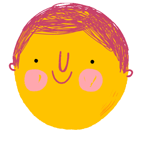 Face Love Sticker by Linzie Hunter