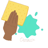 CleanipediaSA home house cleaning sponge Sticker