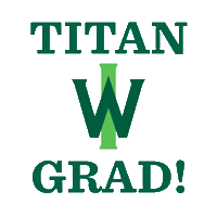 Graduation Iwu Sticker by Illinois Wesleyan University