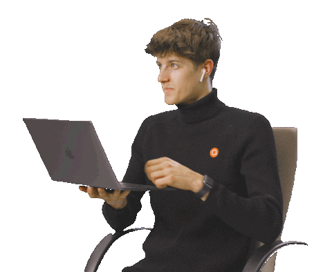 Laptop Editor Sticker by Apex Audio Visuals