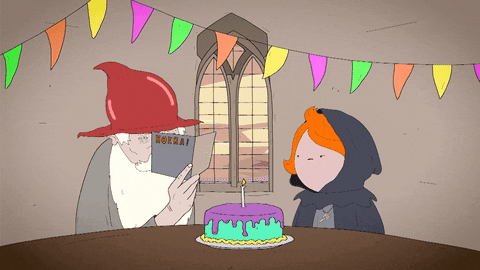 Birthday Cake Party GIF by Het Klokhuis