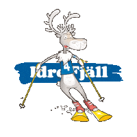 Idre_fjall snowboard brasa sno vinter Sticker