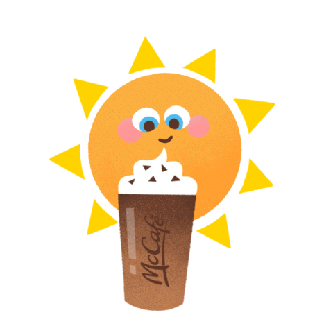 summer refreshing Sticker by McDonald's Canada