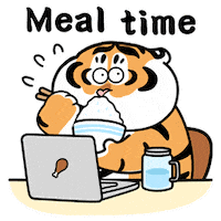 Eat Meal Time Sticker by Bu2ma