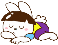 Tired Sleep Sticker by Fun Cican