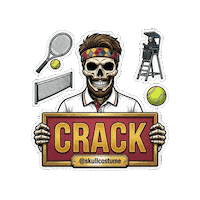 Skull Deporte Sticker