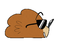 fraffrog cool glasses badass hedgehog Sticker