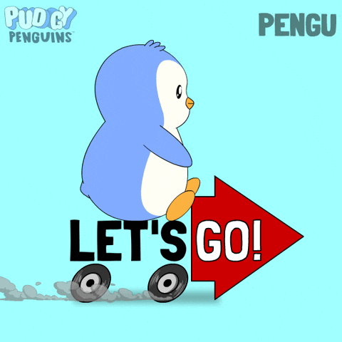 Lets Go GIF by Pudgy Penguins