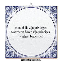 Wijsheid Troost Sticker by Tegelspreuken.nl