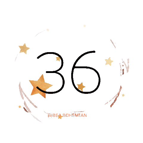 Stars Gold Sticker