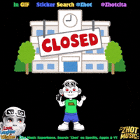 Holding Phone School Closed GIF by Zhot Music