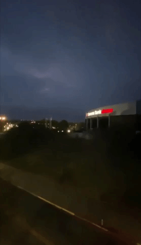 Lightning Flashes Over Little Rock 